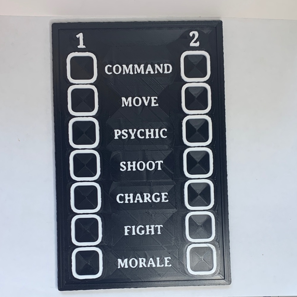 Warhammer 40k - Phase and Round Counter